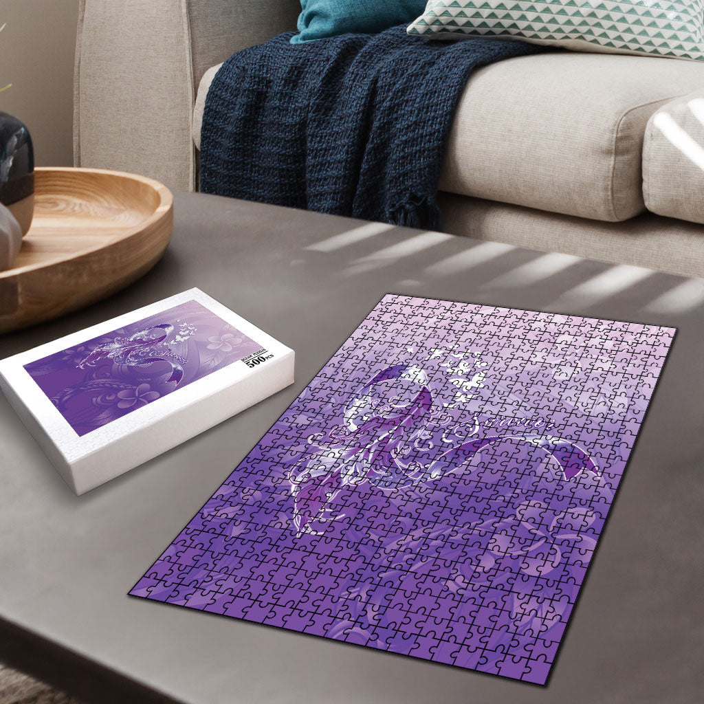 Lupus Awareness Month Puzzle Polynesian Style