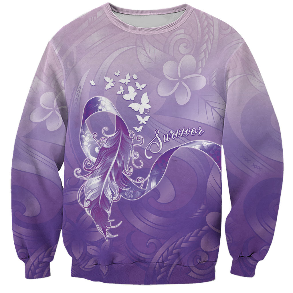 Lupus Awareness Month Sweatshirt Polynesian Style