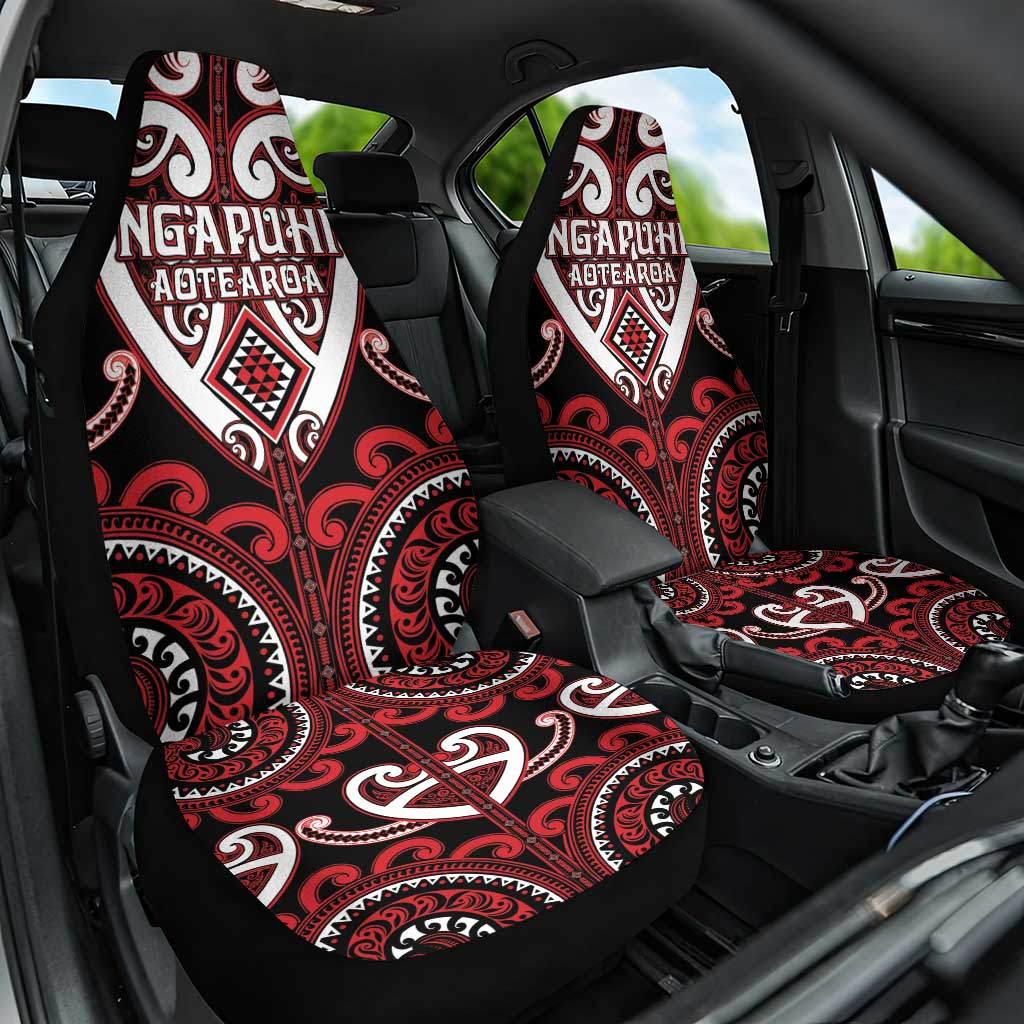 Aotearoa Ngapuhi Car Seat Cover Maori Tribal Pattern