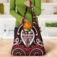 Aotearoa Ngapuhi Grocery Bag Maori Tribal Pattern