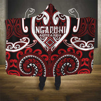 Aotearoa Ngapuhi Hooded Blanket Maori Tribal Pattern