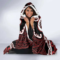 Aotearoa Ngapuhi Hooded Blanket Maori Tribal Pattern