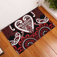 Aotearoa Ngapuhi Rubber Doormat Maori Tribal Pattern