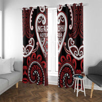 Aotearoa Ngapuhi Window Curtain Maori Tribal Pattern