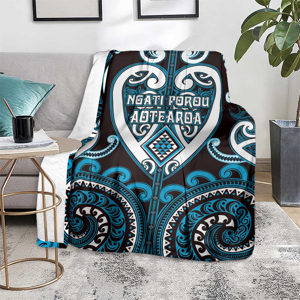 Aotearoa Ngati Porou Blanket Maori Tribal Pattern