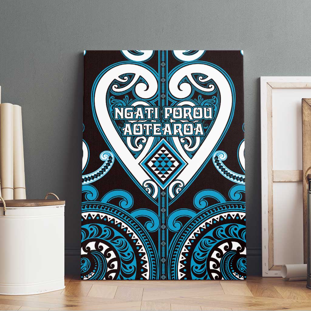 Aotearoa Ngati Porou Canvas Wall Art Maori Tribal Pattern