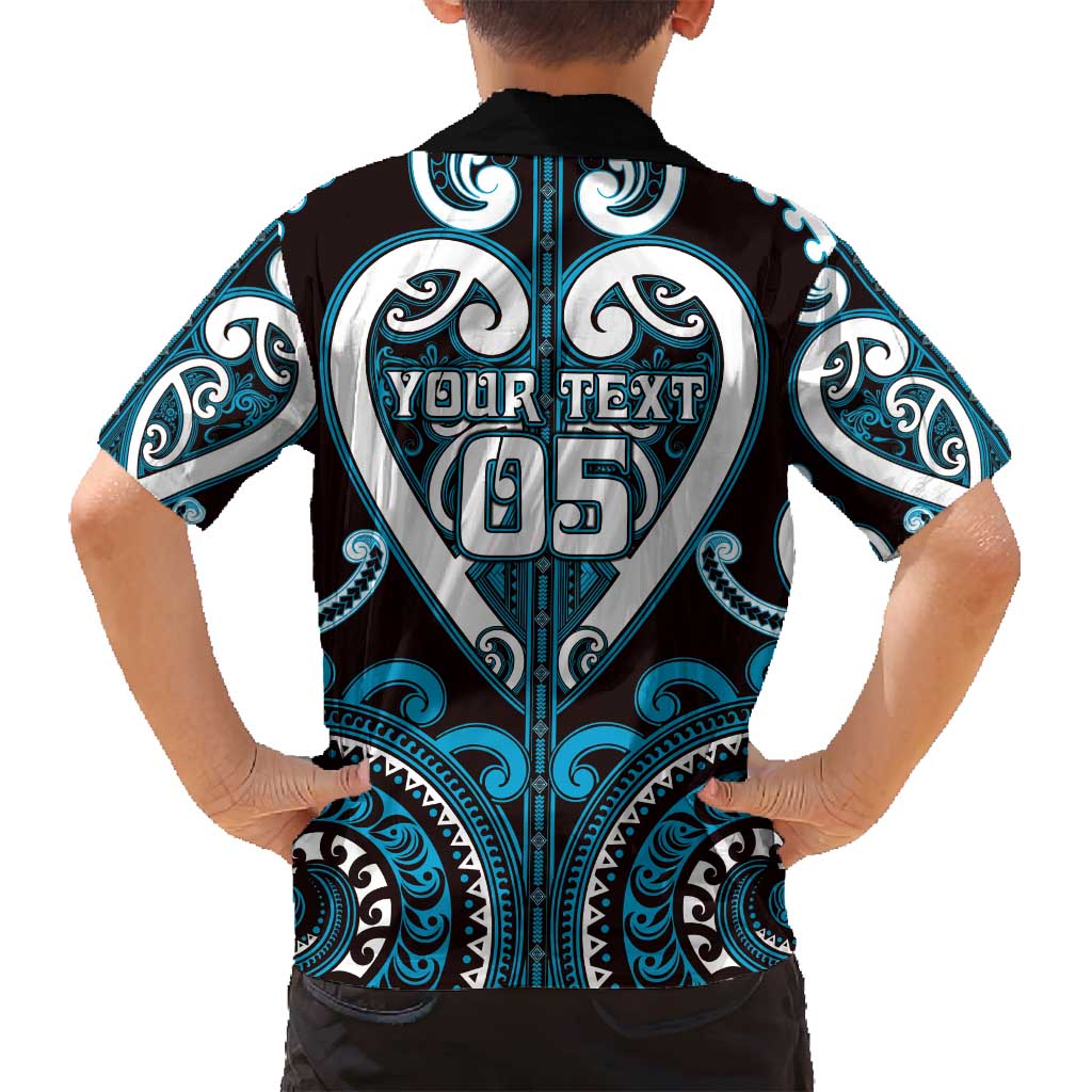 Custom Aotearoa Ngati Porou Family Matching Long Sleeve Bodycon Dress and Hawaiian Shirt Maori Tribal Pattern