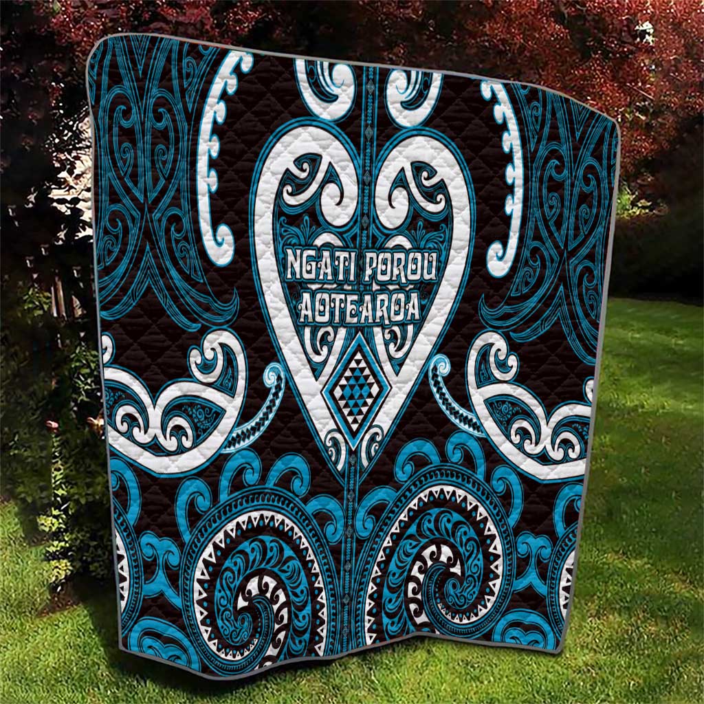 Aotearoa Ngati Porou Quilt Maori Tribal Pattern