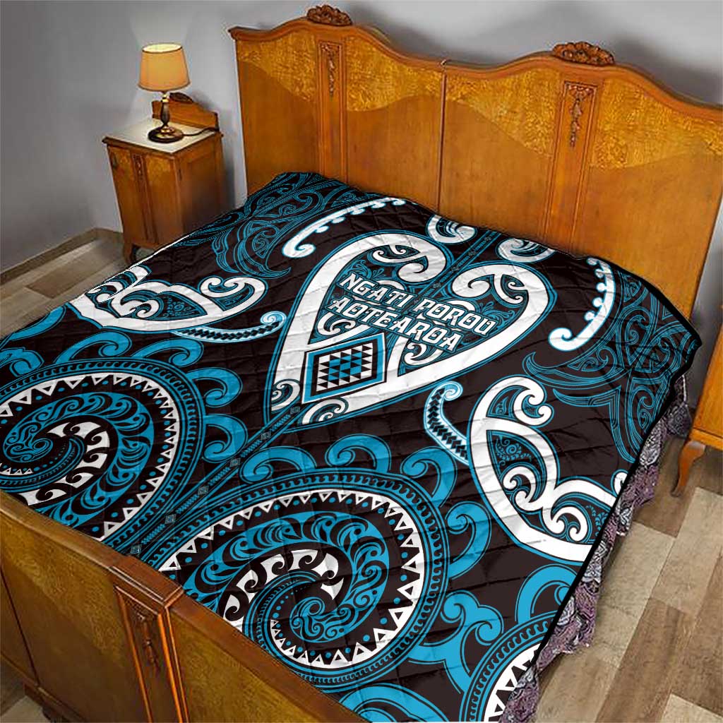 Aotearoa Ngati Porou Quilt Maori Tribal Pattern