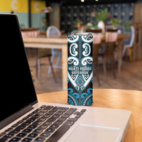 Custom Aotearoa Ngati Porou Skinny Tumbler Maori Tribal Pattern