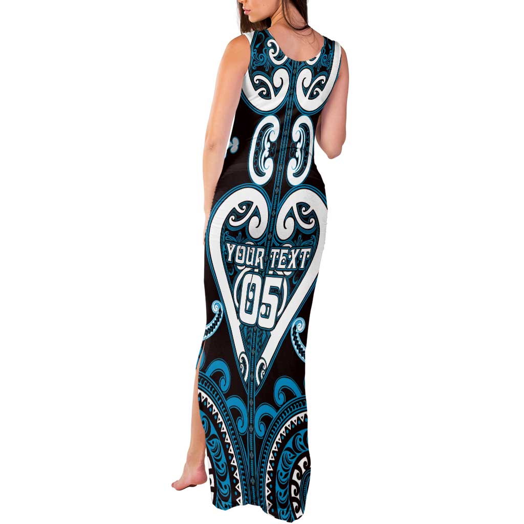 Custom Aotearoa Ngati Porou Tank Maxi Dress Maori Tribal Pattern