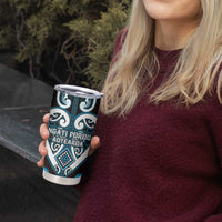 Custom Aotearoa Ngati Porou Tumbler Cup Maori Tribal Pattern