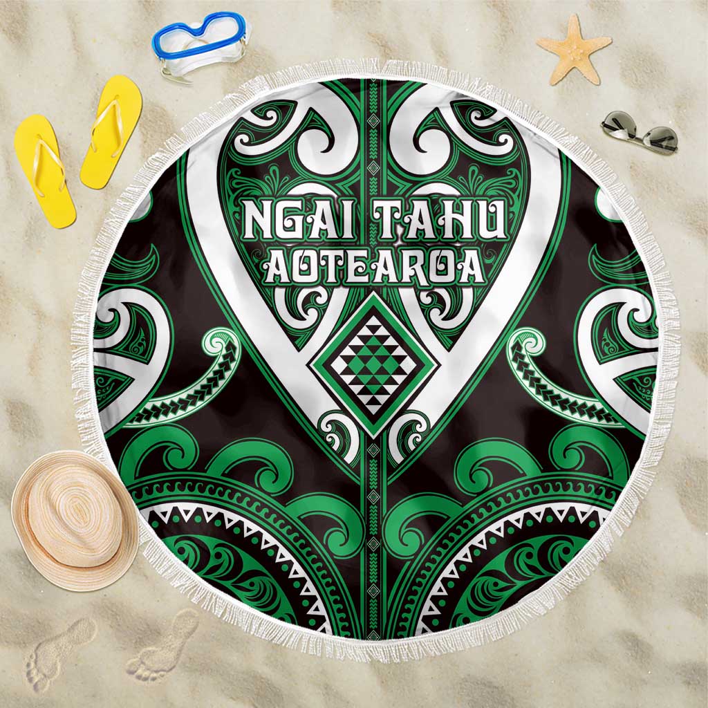 Aotearoa Ngai Tahu Beach Blanket Maori Tribal Pattern
