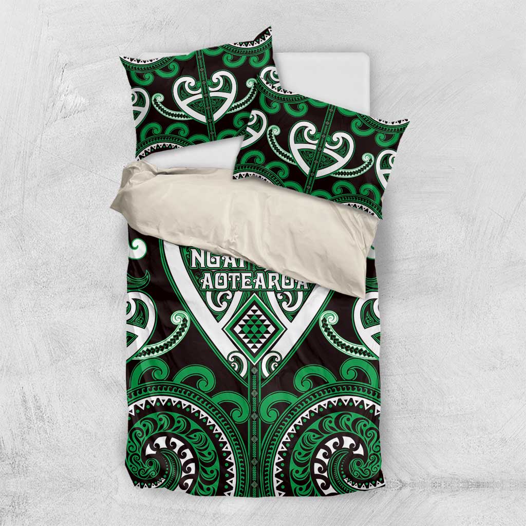 Aotearoa Ngai Tahu Bedding Set Maori Tribal Pattern