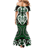 Custom Aotearoa Ngai Tahu Mermaid Dress Maori Tribal Pattern