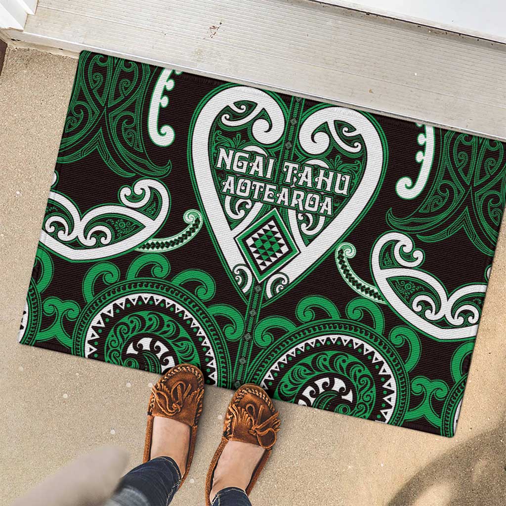 Aotearoa Ngai Tahu Rubber Doormat Maori Tribal Pattern