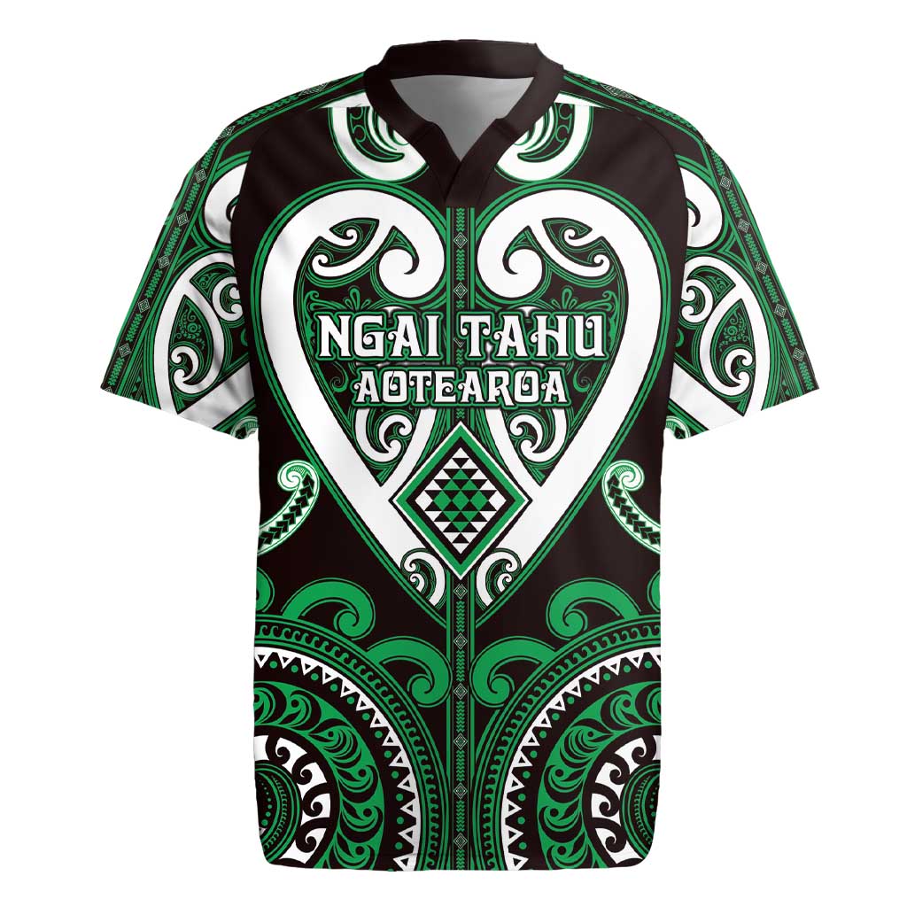 Custom Aotearoa Ngai Tahu Rugby Jersey Maori Tribal Pattern