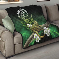Aotearoa New Zealand Tuatara Quilt Maori Koru Art LT05 - Polynesian Pride