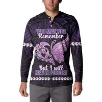 Personalised Alzheimer's Awareness Button Sweatshirt You May Not Remember But I Will Never Forget