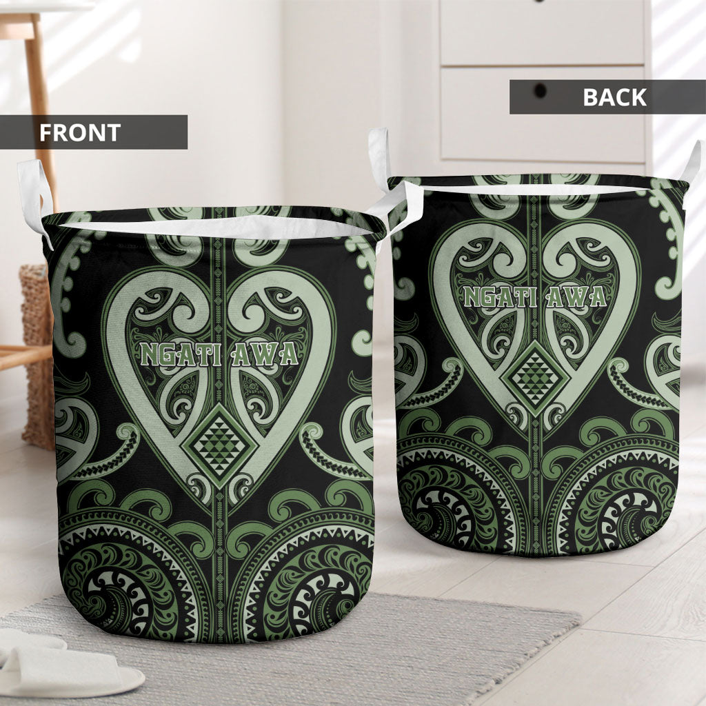 Aotearoa Ngati Awa Laundry Basket Maori Tribal Pattern LT05 - Polynesian Pride