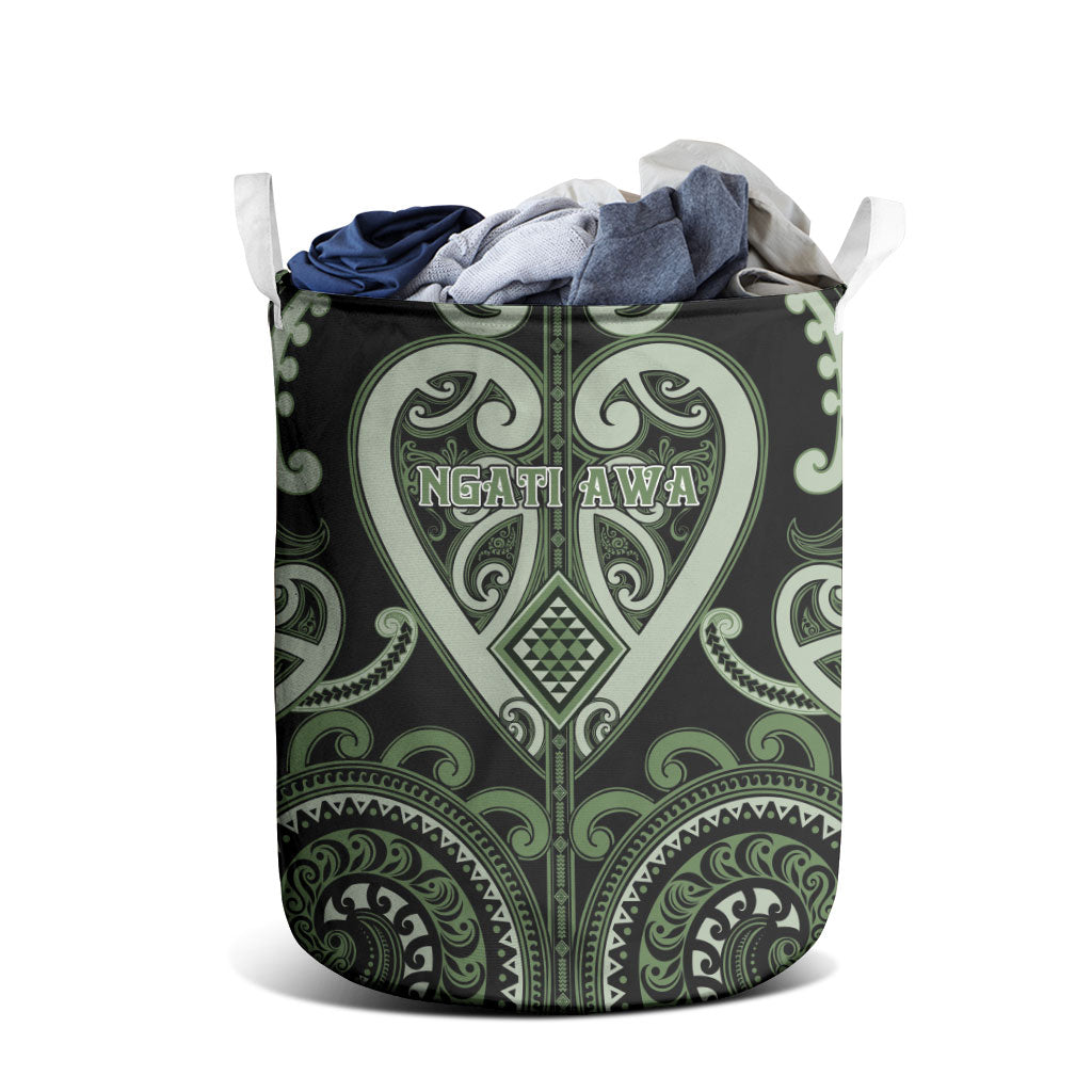 Aotearoa Ngati Awa Laundry Basket Maori Tribal Pattern LT05 - Polynesian Pride
