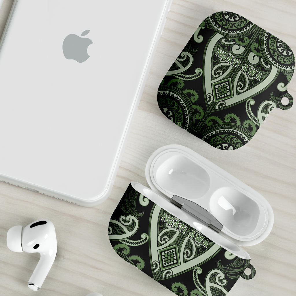 Aotearoa Ngati Awa AirPods Case Maori Tribal Pattern LT05 - Polynesian Pride