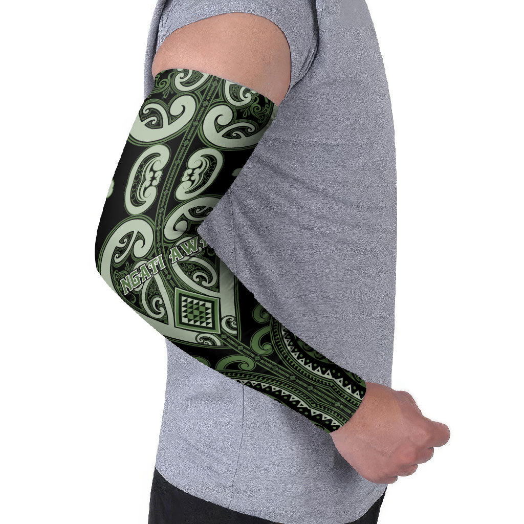 Custom Aotearoa Ngati Awa Arm Sleeves Maori Tribal Pattern LT05 - Polynesian Pride