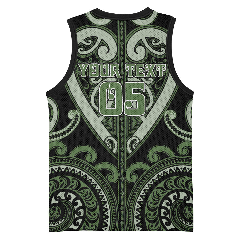 Custom Aotearoa Ngati Awa Basketball Jersey Maori Tribal Pattern LT05 - Polynesian Pride