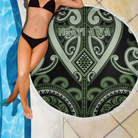 Aotearoa Ngati Awa Beach Blanket Maori Tribal Pattern LT05 - Polynesian Pride