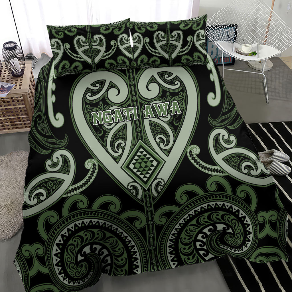 Aotearoa Ngati Awa Bedding Set Maori Tribal Pattern LT05 - Polynesian Pride