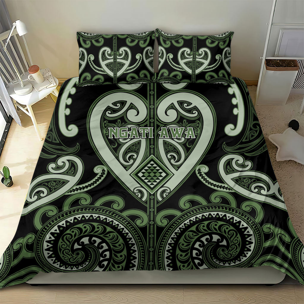 Aotearoa Ngati Awa Bedding Set Maori Tribal Pattern LT05 - Polynesian Pride