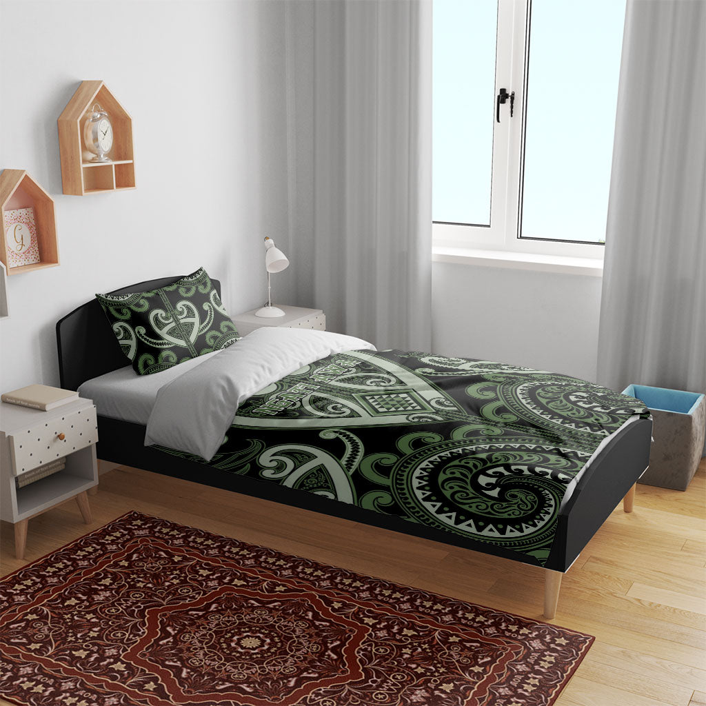 Aotearoa Ngati Awa Bedding Set Maori Tribal Pattern LT05 - Polynesian Pride