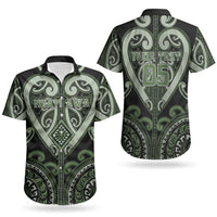Custom Aotearoa Ngati Awa Couples Matching Tank Maxi Dress and Hawaiian Shirt Maori Tribal Pattern LT05 - Polynesian Pride