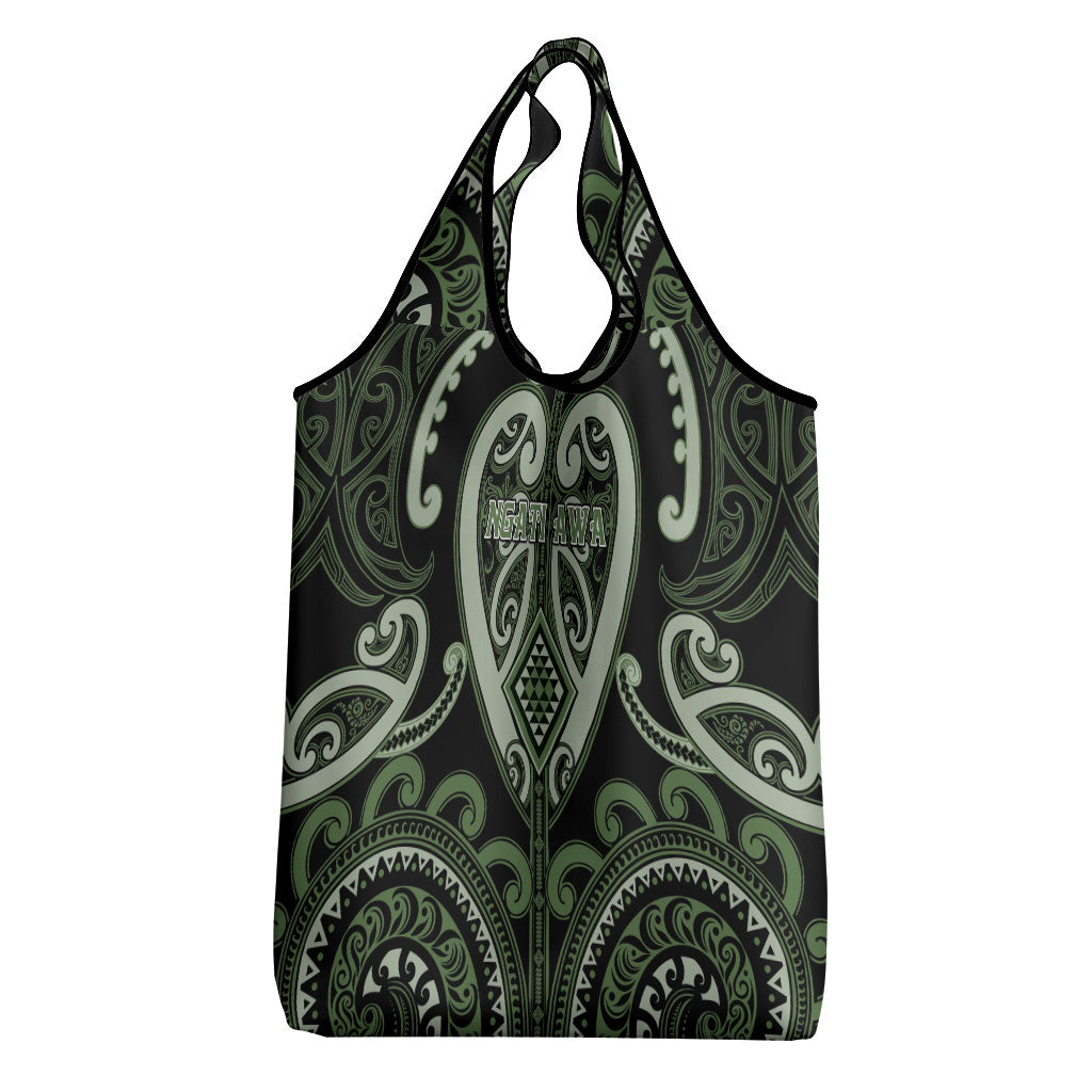 Aotearoa Ngati Awa Grocery Bag Maori Tribal Pattern LT05 - Polynesian Pride