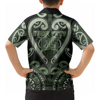 Custom Aotearoa Ngati Awa Kid Hawaiian Shirt Maori Tribal Pattern LT05 - Polynesian Pride