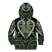 Custom Aotearoa Ngati Awa Kid Hoodie Maori Tribal Pattern LT05 - Polynesian Pride