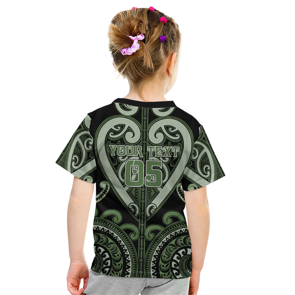 Custom Aotearoa Ngati Awa Kid T Shirt Maori Tribal Pattern LT05 - Polynesian Pride