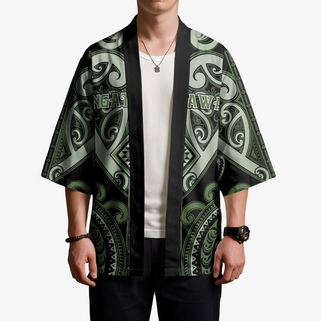 Custom Aotearoa Ngati Awa Kimono Maori Tribal Pattern LT05 - Polynesian Pride