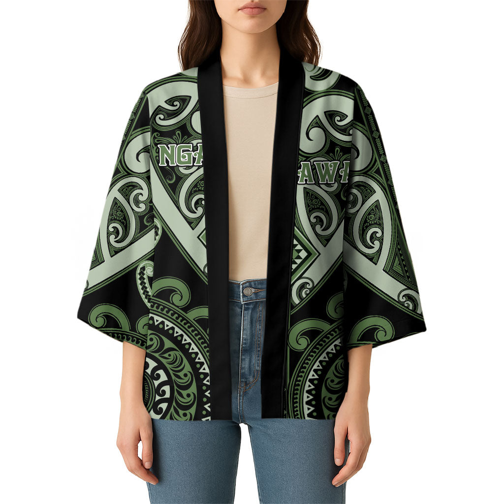 Custom Aotearoa Ngati Awa Kimono Maori Tribal Pattern LT05 - Polynesian Pride