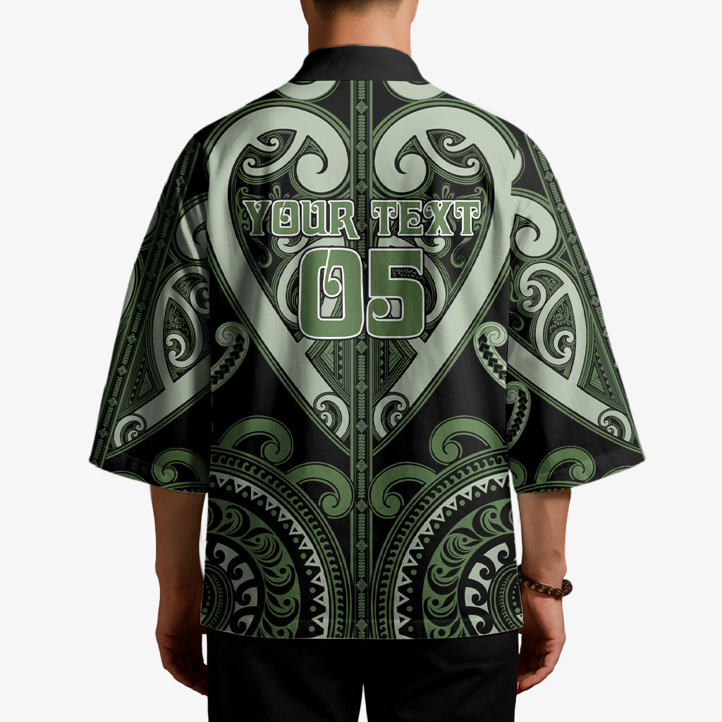 Custom Aotearoa Ngati Awa Kimono Maori Tribal Pattern LT05 - Polynesian Pride