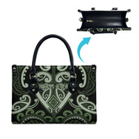 Aotearoa Ngati Awa Leather Bag Maori Tribal Pattern LT05 - Polynesian Pride