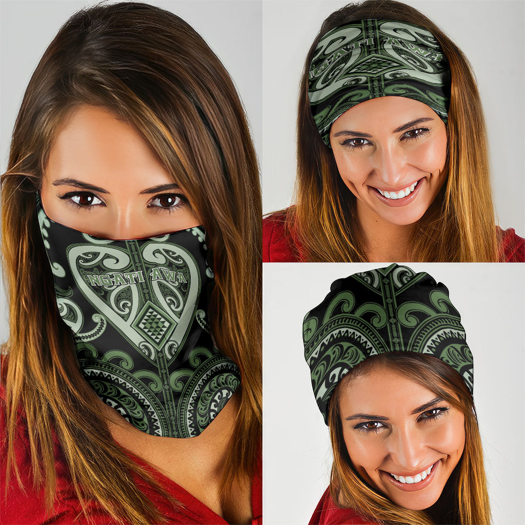 Aotearoa Ngati Awa Neck Gaiter Maori Tribal Pattern LT05 - Polynesian Pride