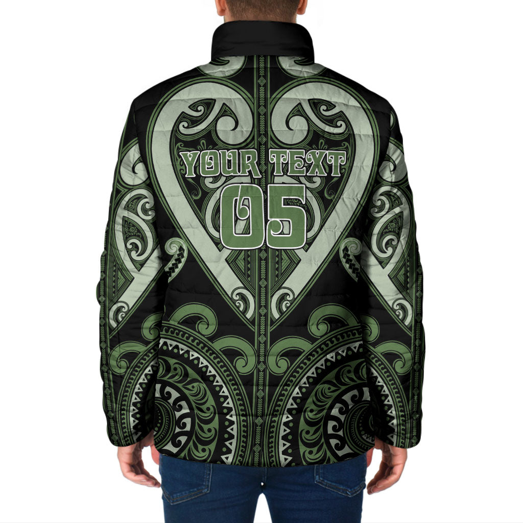 Custom Aotearoa Ngati Awa Padded Jacket Maori Tribal Pattern LT05 - Polynesian Pride