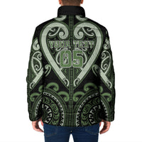 Custom Aotearoa Ngati Awa Padded Jacket Maori Tribal Pattern LT05 - Polynesian Pride