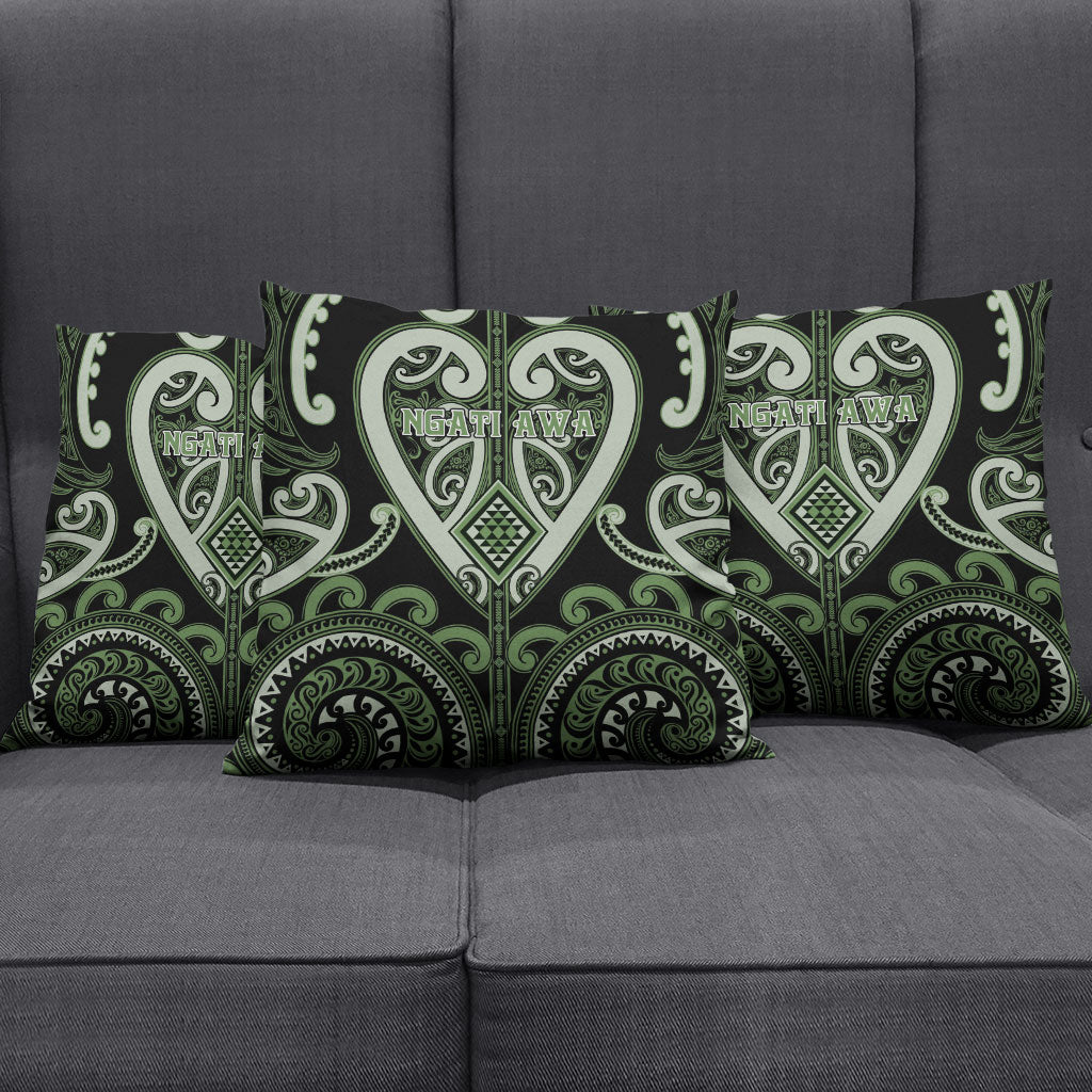 Aotearoa Ngati Awa Pillow Cover Maori Tribal Pattern LT05 - Polynesian Pride