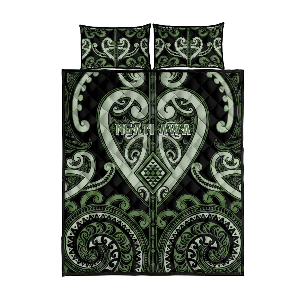 Aotearoa Ngati Awa Quilt Bed Set Maori Tribal Pattern LT05 - Polynesian Pride