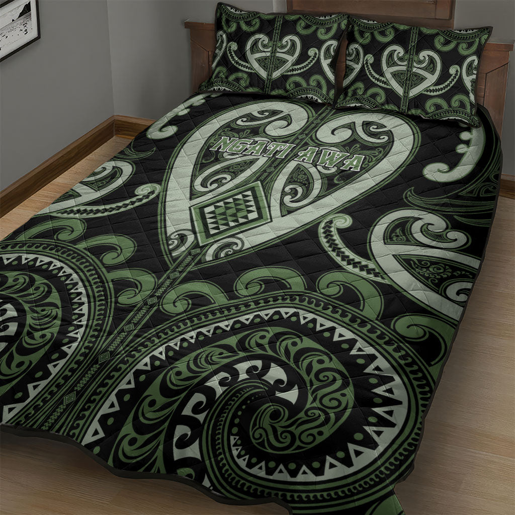 Aotearoa Ngati Awa Quilt Bed Set Maori Tribal Pattern LT05 - Polynesian Pride