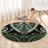 Aotearoa Ngati Awa Round Carpet Maori Tribal Pattern LT05 - Polynesian Pride