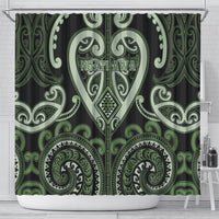 Aotearoa Ngati Awa Shower Curtain Maori Tribal Pattern LT05 - Polynesian Pride