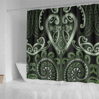 Aotearoa Ngati Awa Shower Curtain Maori Tribal Pattern LT05 - Polynesian Pride